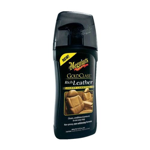 Reducere  ✅ Curatare si intretinere piele Meguiar’s Consumer Crema hidratare piele Gold Class Rich Leather Cleaner/Conditioner 414 ml Reducere