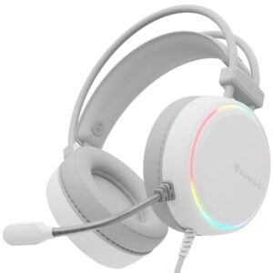 Reducere  ✅ Casti Gaming Genesis Neon 613 White Reducere