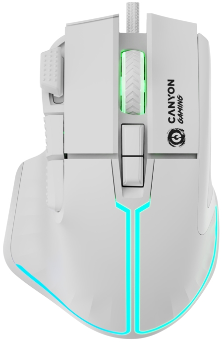 Reducere  ✅ Mouse Gaming Canyon GM-636 Fortnax RGB White Reducere