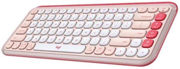 Reducere  ✅ Tastatura Logitech Pop Icon Keys, Bluetooth, Rose Reducere