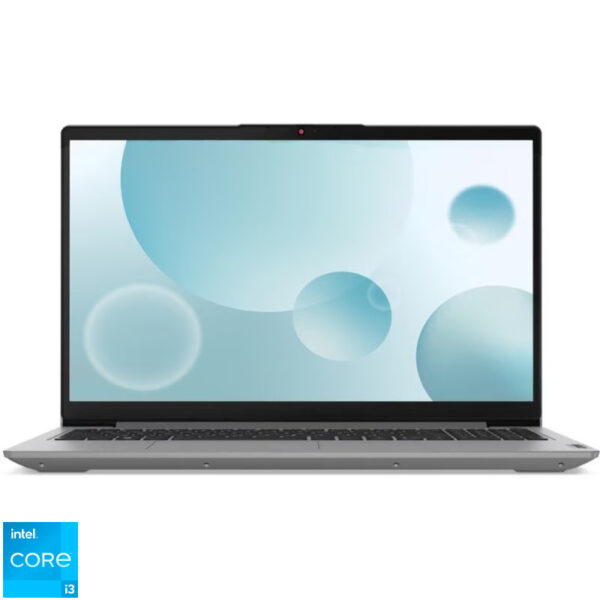 Reducere  ✅ Laptop Lenovo 15.6” IdeaPad 3 15IAU7, FHD, Procesor Intel® Core™ i3-1215U (10M Cache, up to 4.40 GHz, with IPU), 8GB DDR4, 512GB SSD, Intel UHD, No OS, Arctic Grey Reducere