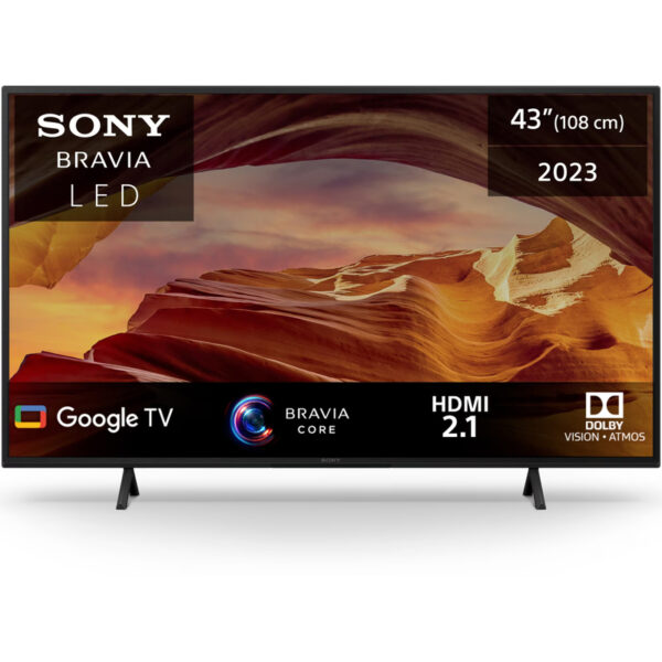 Reducere  ✅ Televizor LED Sony Smart TV KD-43X75WL Seria X75WL 108cm negru 4K UHD HDR Reducere