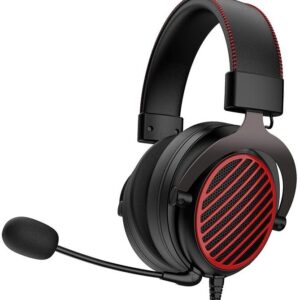 Reducere  ✅ Casti Gaming Redragon Luna Black/Red Reducere