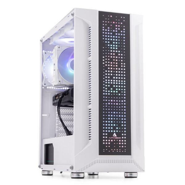 Reducere  ✅ PC Gaming BALAUR Legendar Alb Max, Intel i5-12400F 2.5GHz, 32GB DDR5, 1TB SSD, RX 6750 XT 12GB GDDR6, iluminare RGB Reducere