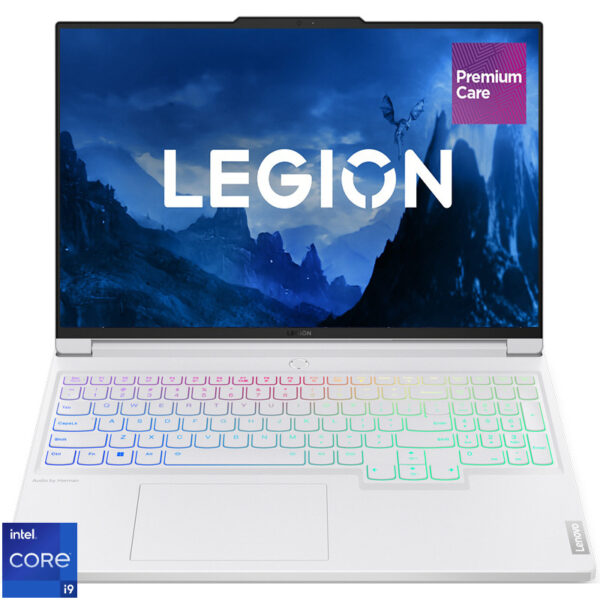 Reducere  ✅ Laptop Lenovo Gaming 16” Legion 7 16IRX9, 3.2K IPS 165Hz G-Sync, Procesor Intel® Core™ i9 14900HX (36M Cache, up to 5.80 GHz), 32GB DDR5, 1TB SSD, GeForce RTX 4070 8GB, No OS, Glacier White, 3Yr Onsite Premium Care Reducere