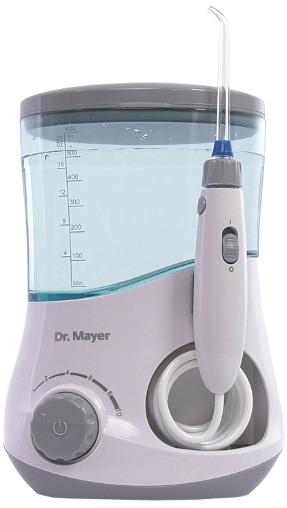 Reducere  ✅ Dr. Mayer Irigator oral WT6000 Profesional, 1400 pulsatii/min., 10 trepte intensitate,  6 x capete irigator, presiune maxima: 6.1 atm,  600 ml capacitate rezervor apa Reducere