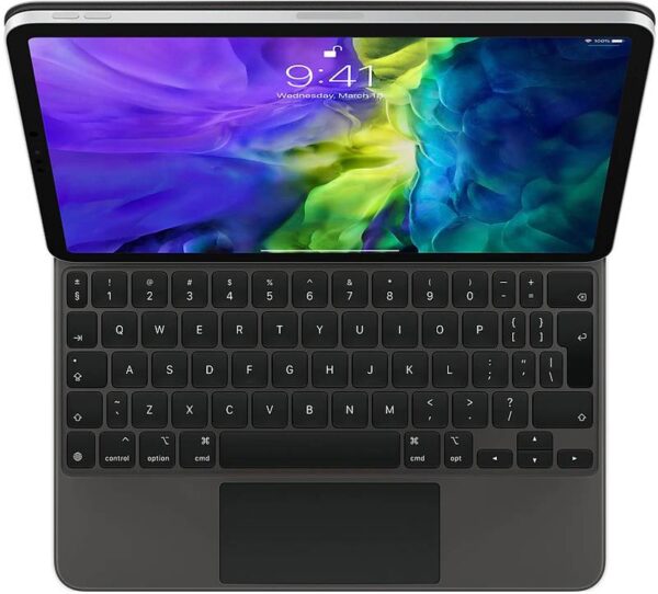 Reducere  ✅ Apple Magic Keyboard pentru iPad Pro 11-inch (3rd) si iPad Air (4th) International English Black Reducere