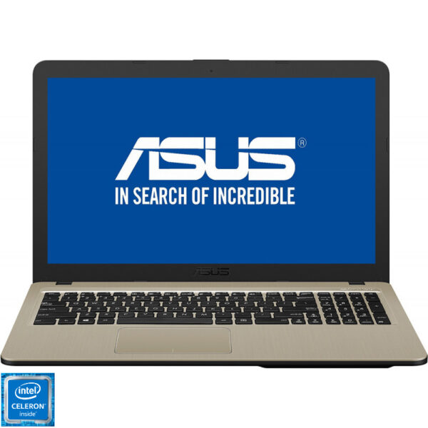 Reducere  ✅ Laptop ASUS 15.6” VivoBook 15 X540NA, HD, Procesor Intel® Celeron® N3350 (2M Cache, up to 2.4 GHz), 4GB, 500GB, GMA HD 500, Endless OS, Chocolate Black Reducere