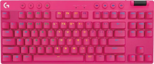 Reducere  ✅ Tastatura Gaming Logitech G PRO X TKL Magenta Lightspeed Kailh GX Brown Switch Mecanica Reducere