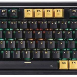 Reducere  ✅ Tastatura Gaming Redragon Elf PBT RGB Gold Switch Mecanica Reducere