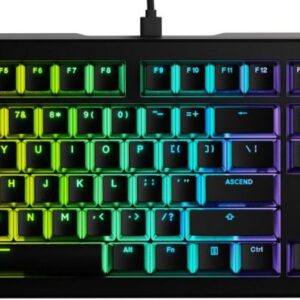 Reducere  ✅ Tastatura Gaming Glorious GMMK 3 Black RGB 100% Prebuilt, Fox MX Switch, Mecanica Reducere