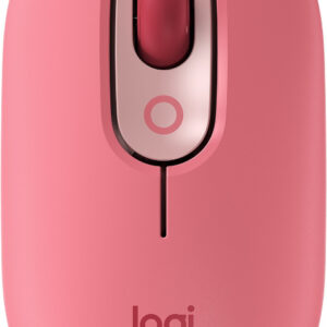 Reducere  ✅ Mouse Logitech POP, Wireless/Bluetooth, Heartbreaker Rose Reducere