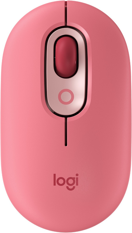 Reducere  ✅ Mouse Logitech POP, Wireless/Bluetooth, Heartbreaker Rose Reducere