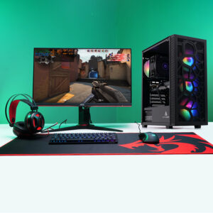 Reducere  ✅ PC Gaming ZMEU Battle Pack (include PC Gaming , Monitor Gaming, Mouse, Tastatura, Casti, Mouse pad) Reducere