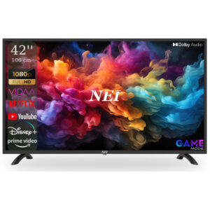 Reducere  ✅ Televizor LED Nei Smart TV 42NE5900H Seria NE5900H 106cm negru Full HD, Suport de perete inclus Reducere