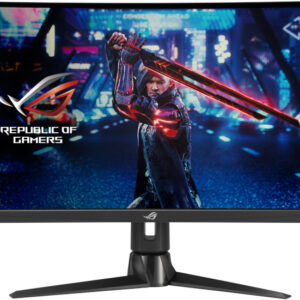 Reducere  ✅ Monitor LED ASUS Gaming ROG Strix XG27AQV Curbat 27 inch QHD IPS 1 ms 170 Hz HDR G-Sync Compatible & FreeSync Premium Reducere