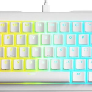 Reducere  ✅ Tastatura Gaming Glorious GMMK 3 White RGB 65% Prebuilt, Fox MX Switch, Mecanica Reducere