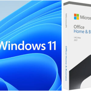 Reducere  ✅ Sistem de operare Microsoft Pachet Special Licente Retail: 1x Windows 11 Home + 1x Office Home and Business 2021 Reducere