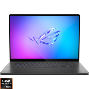 Reducere  ✅ Laptop ASUS Gaming 16” ROG Zephyrus G16 GA605WV, 2.5K OLED 240Hz, Procesor AMD Ryzen™ AI 9 HX 370 (24M Cache, up to 5.10 GHz), 32GB LPDDR5X, 1TB SSD, GeForce RTX 4060 8GB, No OS, Eclipse Gray Reducere