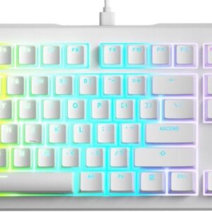 Reducere  ✅ Tastatura Gaming Glorious GMMK 3 HE White RGB 100% Prebuilt, Fox HE Switch, Mecanica Reducere