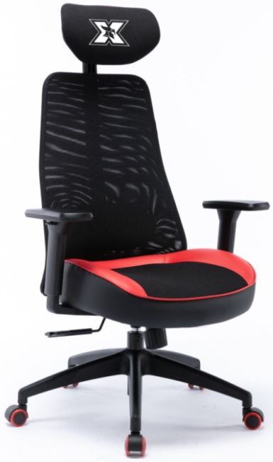 Reducere  ✅ Scaun gaming Serioux Kyrian Negru / Rosu Reducere