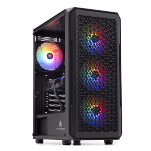 Reducere  PC Gaming ZMEU Epic Hyper, Intel i5-11400 2.6GHz, 16GB DDR4, 500GB SSD, RTX 3050 6GB GDDR6, Iluminare RGB