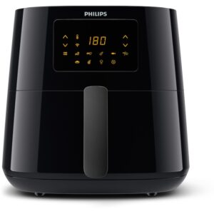 Reducere  Friteuza cu aer cald Philips HD9280/90 Airfryer Essential Collection, capacitate 6.2 L, Rapid Air, Digital, Wifi, 7 presetari, Corp negru/ Maner negru