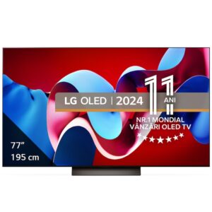 Reducere  Televizor LG OLED evo 77C41LA, 195 cm, Smart, 4K Ultra HD, 100 Hz, Clasa F (Model 2024)