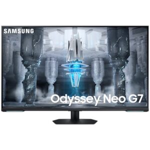 Reducere  Monitor gaming LED VA Samsung Odyssey Neo G7 43″, 4K, Display Port, 144Hz, FreeSync Premium Pro, Vesa, Negru