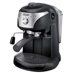 Reducere  Espressor manual De’Longhi EC221.B, 15 bari, 1 l, Dispozitiv spumare, Sistem cappuccino, Oprire automata, Negru gri