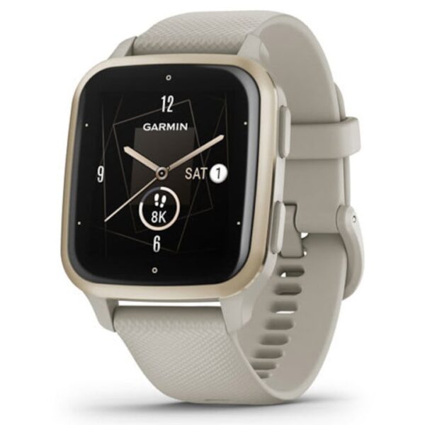 Reducere  Smartwatch Garmin Venu Sq 2, Music Edition, French Gray/Cream Gold