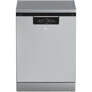 Reducere  Masina de spalat vase Beko BDFN36560XC, 15 seturi, 11 programe, Clasa A, CornerIntense, SelfDry Active Ventilation, HomeWhiz prin WiFi, HygieneIntense, SteamGloss, Motor ProSmart Inverter, 60 cm, Inox