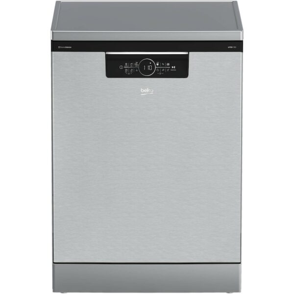 Reducere  Masina de spalat vase Beko BDFN36560XC, 15 seturi, 11 programe, Clasa A, CornerIntense, SelfDry Active Ventilation, HomeWhiz prin WiFi, HygieneIntense, SteamGloss, Motor ProSmart Inverter, 60 cm, Inox