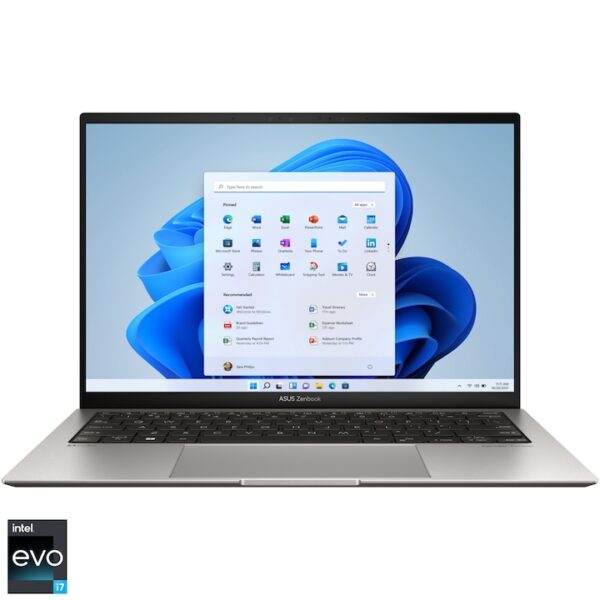 Reducere  Laptop ultraportabil ASUS Zenbook S 13 OLED UX5304VA cu procesor Intel® Core™ i7-1355U pana la 5.00 GHz, 13.3″, 2.8K, OLED, 16GB, 1TB SSD, Intel Iris Xᵉ Graphics, Windows 11 Pro, Basalt Grey, Garantie extinsa 3 ani