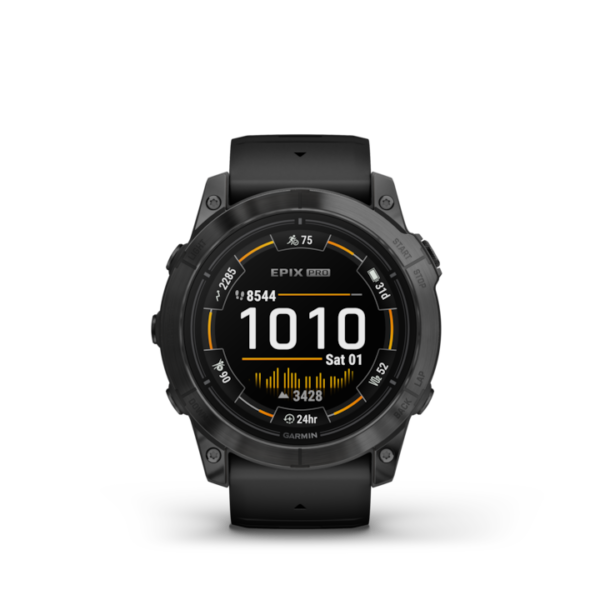 Reducere  Smartwatch Garmin epix Pro (Gen 2), 51mm, curea silicon Neagra, Glass, Slate Grey