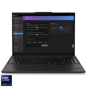 Reducere  Laptop Lenovo ThinkPad T16 Gen 3 cu procesor Intel® Core™ Ultra 7 155U pana la 4.8GHz, 16″ WUXGA, IPS, 64GB DDR5, 1TB SSD, Intel® Graphics, Windows 11 Pro, Black, 3Y Premier Support