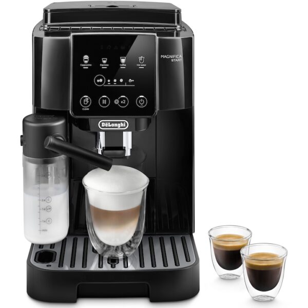 Reducere  Espressor automat De’Longhi Magnifica Start Milk ECAM 220.60.B, 1450W, 4 tipuri de bauturi, 15 bari,Negru