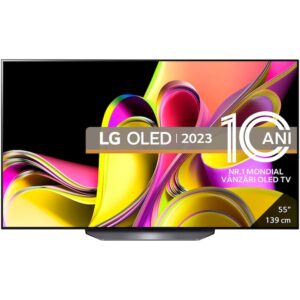 Reducere  Televizor LG OLED 55B33LA, 139 cm, Smart, 4K Ultra HD, 100 Hz, Clasa G (Model 2023)