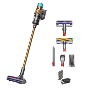 Reducere  Aspirator vertical fara fir Dyson V12 Slim Detect Absolute 448870-01, 545 W, cu filtru HEPA, autonomie 60 de minute, 3 moduri de curatare, Auriu