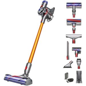 Reducere  Aspirator vertical Dyson V8 Absolute 2023 476547-01, 425 W, 0.54 l, autonomie 40 min, galben/gri