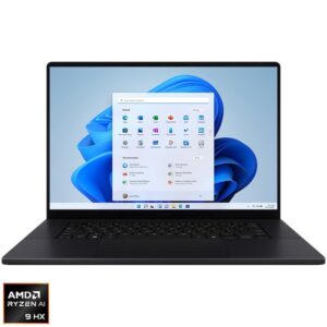 Reducere  Laptop ASUS ProArt P16 OLED H7606WV cu procesor AMD Ryzen™ AI 9 HX 370 pana la 5.1 GHz, 16″, 4K, OLED, Touch, 32GB LPDDR5X, 2TB M.2 SSD, NVIDIA® GeForce RTX™ 4060 8GB GDDR6, Windows 11 Pro, Nano Black