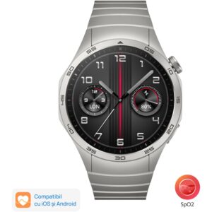 Reducere  Smartwatch Huawei Watch GT 4, 46mm, Stainless Steel