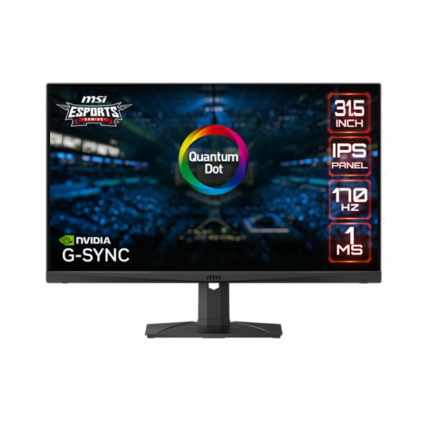 Reducere  Monitor gaming, MSI, Optix MAG321QR-QD, 32″, IPS, WQHD, 2560×1440, 16:9, 170hz, 1ms(MPRT), G-Sync, Freesync Premium, HDMI, DP, Type-C, Negru