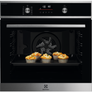 Reducere  Cuptor incorporabil Electrolux EOD6P77X, Electric, 72 l, Autocuratare pirolitica, Grill, Timer cu display electronic, SteamBake, Clasa A+, Inox/Negru