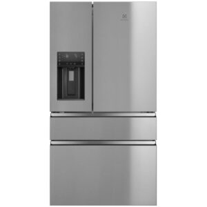 Reducere  Side by side Electrolux LLI9VE54X0, 617 l, No Frost, Wi-Fi, CustomFlex, Afisaj LCD, Touch control, Iluminare LED, Clasa E, H 178 cm, Inox antiamprenta