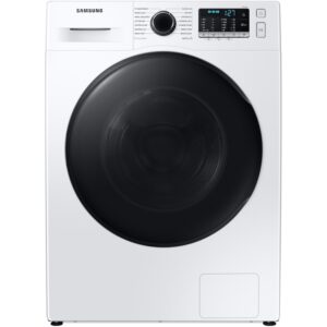 Reducere  Masina de spalat rufe cu uscator Samsung WD90TA046BE/LE, 9 kg Spalare, 6 kg Uscare, 1400 RPM, Clasa B, Eco Bubble, Bubble Soak, Steam, Airwash, Motor Digital Inverter, Alb