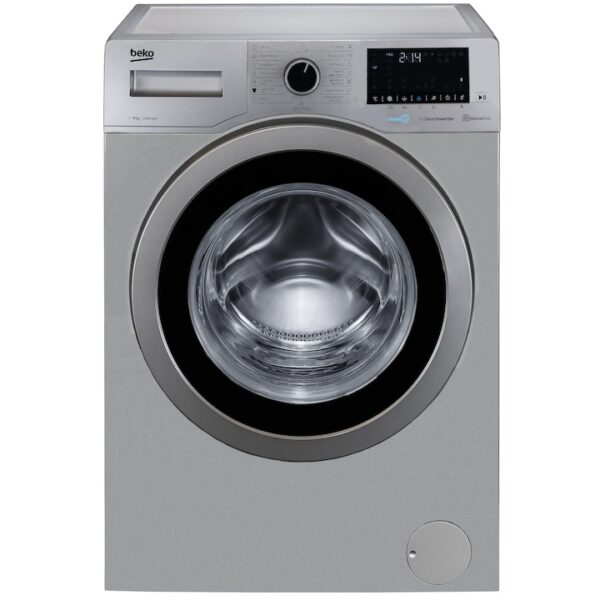 Reducere  Masina de spalat rufe Beko WUE8736XBS, 8 kg, 1400 RPM, Clasa C, Hygiene+ SteamCure, HomeWhiz, Remote Control, SteamCure, Aquafusion, AddXtra, Motor ProSmart Inverter, Argintiu