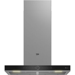 Reducere  Hota incorporabila decorativa Beko BHCB67841BBHSI, Putere de absorbtie 850 mc/h, Air Cleaning Mode, Smell Sense, 4 trepte de viteza, Iluminare cu LED, Auto Shut-Down, 60 cm, Zara Grey