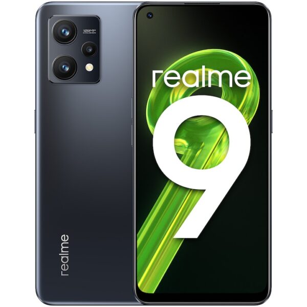 Reducere  Telefon mobil Realme 9, Dual SIM, 8GB RAM, 128GB, 4G, Meteor Black