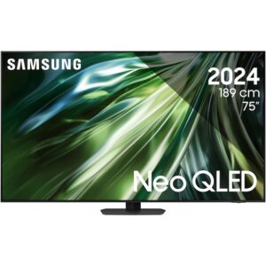 Reducere  Televizor SAMSUNG Neo QLED 75QN90D, 189 cm, Smart, 4K Ultra HD, 100 Hz, Clasa E (Model 2024)